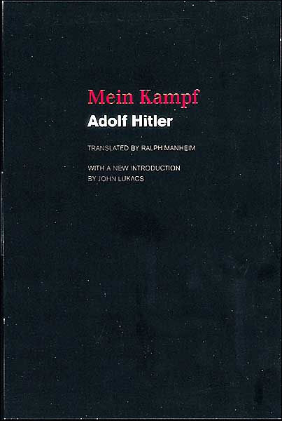 Mein Kampf (Ralph Manheim translation) by Adolf Hitler, Paperback ...