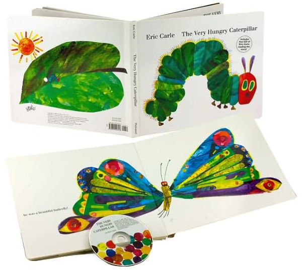 The Very Hungry Caterpillar (Board Book & CD)