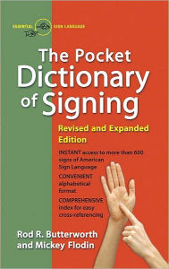 Title: The Pocket Dictionary of Signing, Author: Rod R. Butterworth
