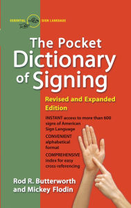 Title: The Pocket Dictionary of Signing, Author: Rod R. Butterworth