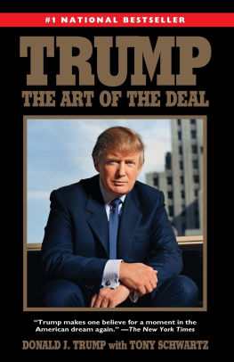 Trump The Art Of The Deal By Donald J Trump Tony Schwartz Paperback Barnes Noble