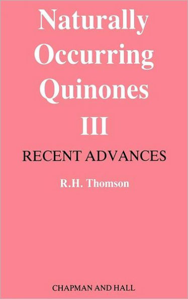 Naturally Occurring Quinones / Edition 1