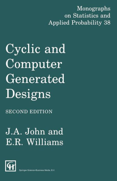 Cyclic and Computer Generated Designs / Edition 2