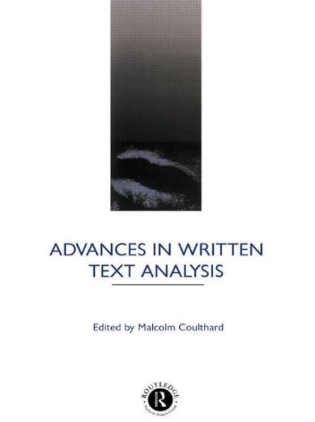 Advances in Written Text Analysis / Edition 1