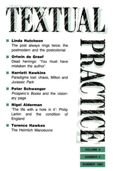 Textual Practice: Volume 8