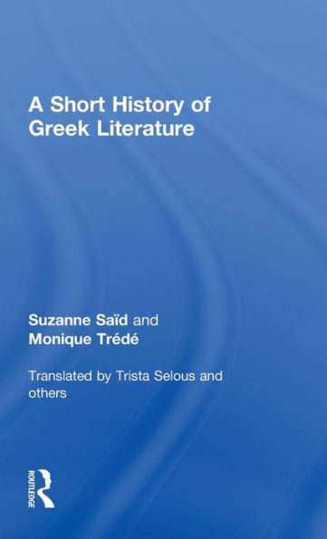 A Short History of Greek Literature