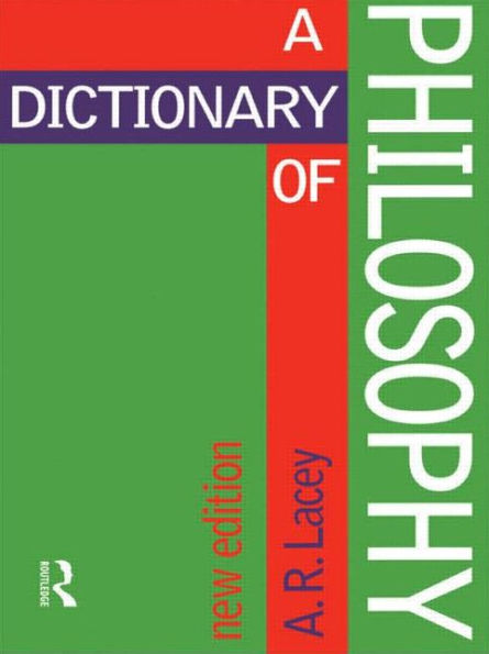 Dictionary of Philosophy / Edition 3