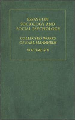 Essays Soc & Social Psych V 6 / Edition 1