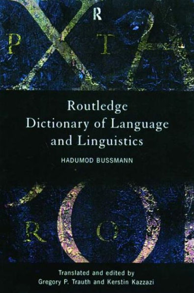 Routledge Dictionary of Language and Linguistics