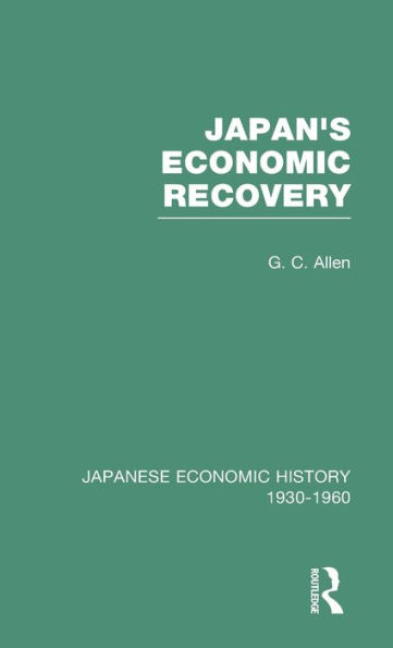 Japans Econ Recovery V 1