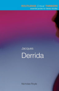 Title: Jacques Derrida / Edition 1, Author: Nicholas Royle