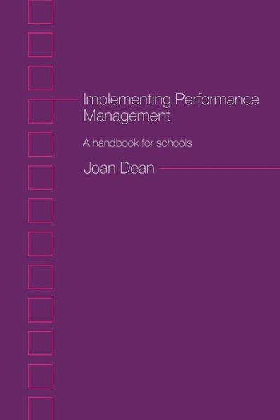 Implementing Performance Management: A Handbook for Schools