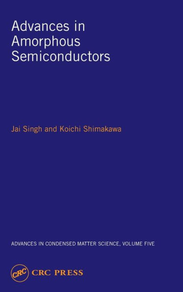 Advances in Amorphous Semiconductors / Edition 1