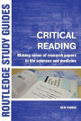 Critical Reading: Making Sense of Research Papers in Life Sciences and Medicine / Edition 1