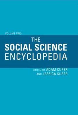 The Social Science Encyclopedia / Edition 3