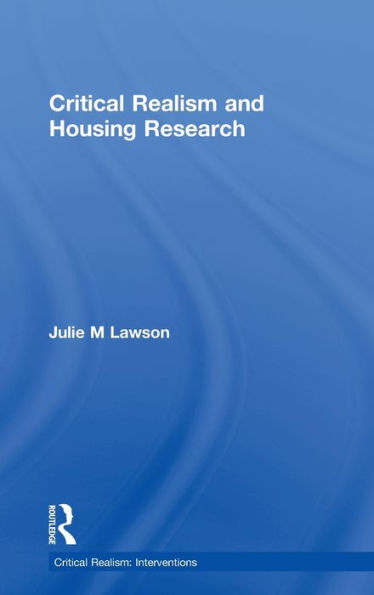 Critical Realism and Housing Research / Edition 1