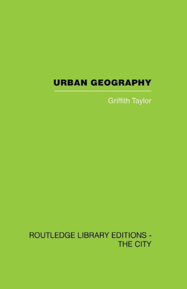 Urban Geography: A Study of Site, Evolution, Patern and Classification Villages, Towns Cities