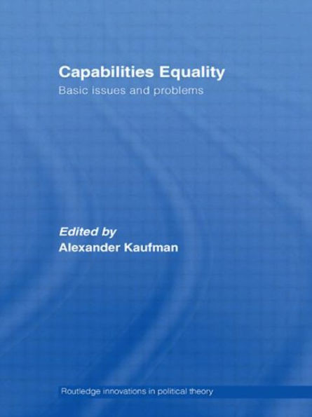 Capabilities Equality: Basic Issues and Problems