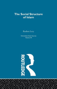 Title: Soc Struct Islam:Oriental V12, Author: Reuben Levy