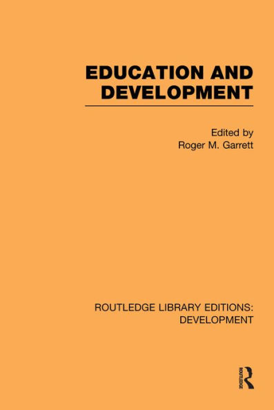 Education and Development / Edition 1