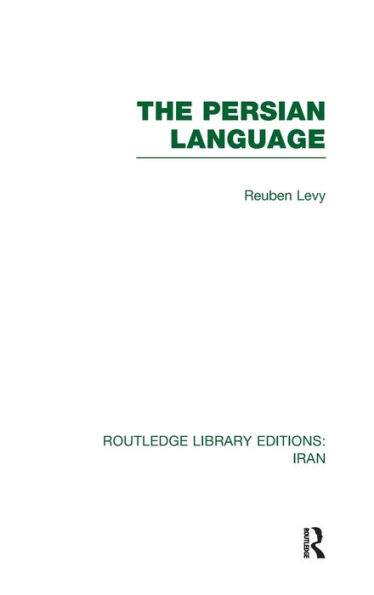 The Persian Language (RLE Iran B)