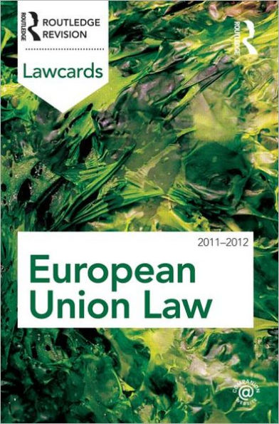 European Union Lawcards 2011-2012 / Edition 8