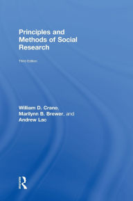 Title: Principles and Methods of Social Research, Author: William D. Crano