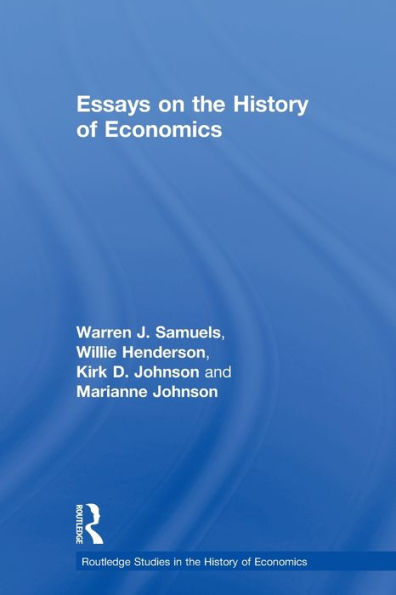 Essays the History of Economics