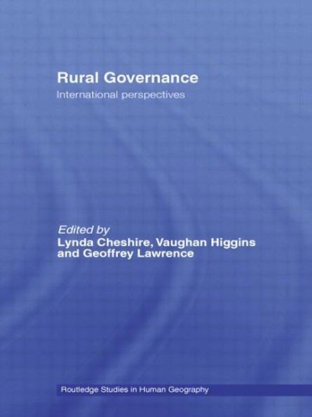 Rural Governance: International Perspectives