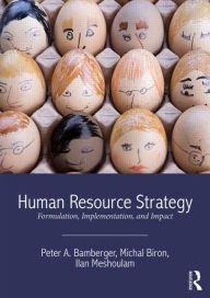 Title: Human Resource Strategy: Formulation, Implementation, and Impact / Edition 2, Author: Michal Biron