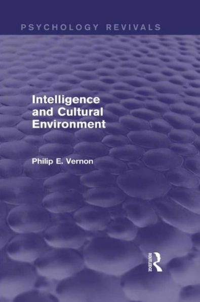 Intelligence and Cultural Environment