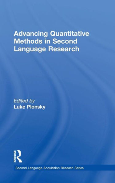 Advancing Quantitative Methods in Second Language Research