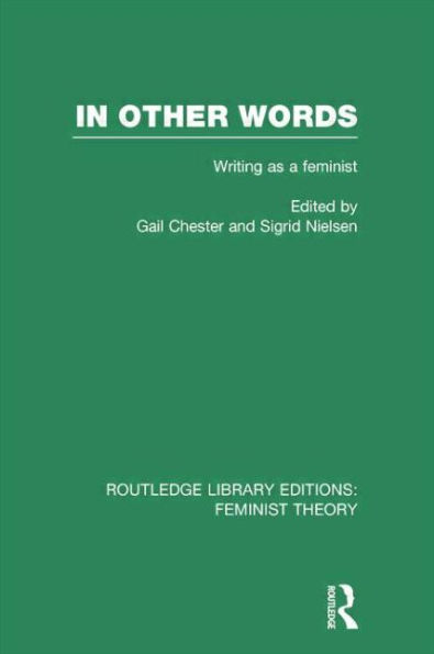 Other Words (RLE Feminist Theory): Writing as a