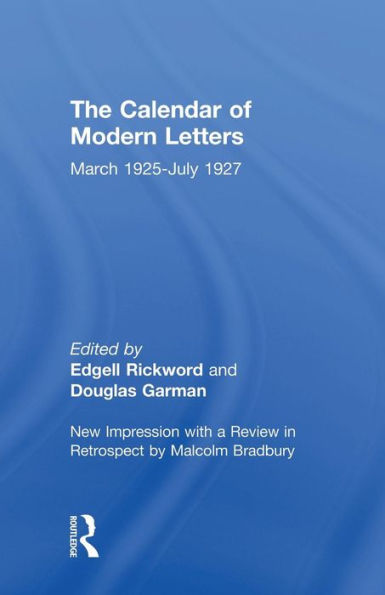 Calendar Modern Letts 4v Cb: Cal of Letters