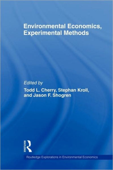 Environmental Economics, Experimental Methods