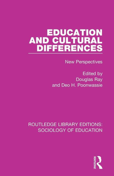 Education and Cultural Differences: New Perspectives / Edition 1