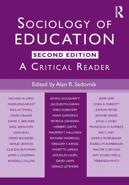 Sociology of Education: A Critical Reader / Edition 2