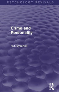 Title: Crime and Personality, Author: H. J. Eysenck