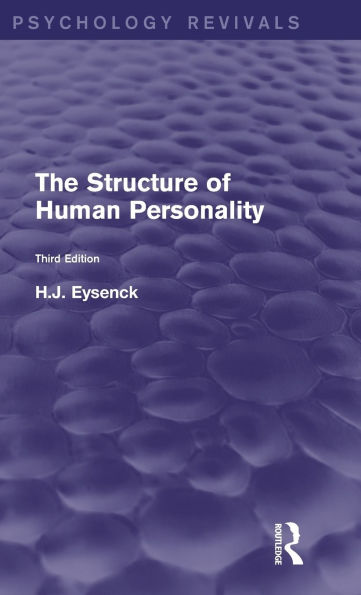 The Structure of Human Personality (Psychology Revivals)