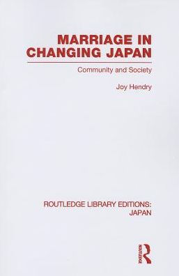 Marriage Changing Japan: Community & Society