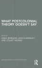 What Postcolonial Theory Doesn't Say / Edition 1