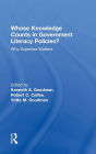 Whose Knowledge Counts in Government Literacy Policies?: Why Expertise Matters