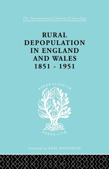 Rural Depopulation England and Wales, 1851-1951