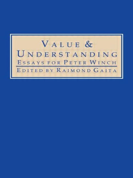 Value and Understanding: Essays for Peter Winch