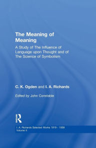 Title: Meaning Of Meaning V 2, Author: John Constable