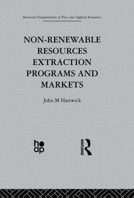 Non-Renewable Resources Extraction Programs and Markets