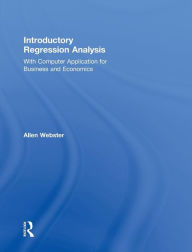 Title: Introductory Regression Analysis: with Computer Application for Business and Economics, Author: Allen Webster