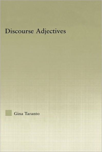 Discourse Adjectives / Edition 1