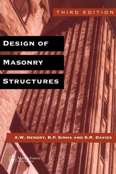 Design of Masonry Structures / Edition 1