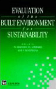 Title: Evaluation of the Built Environment for Sustainability, Author: Vicenzo Bentivegna